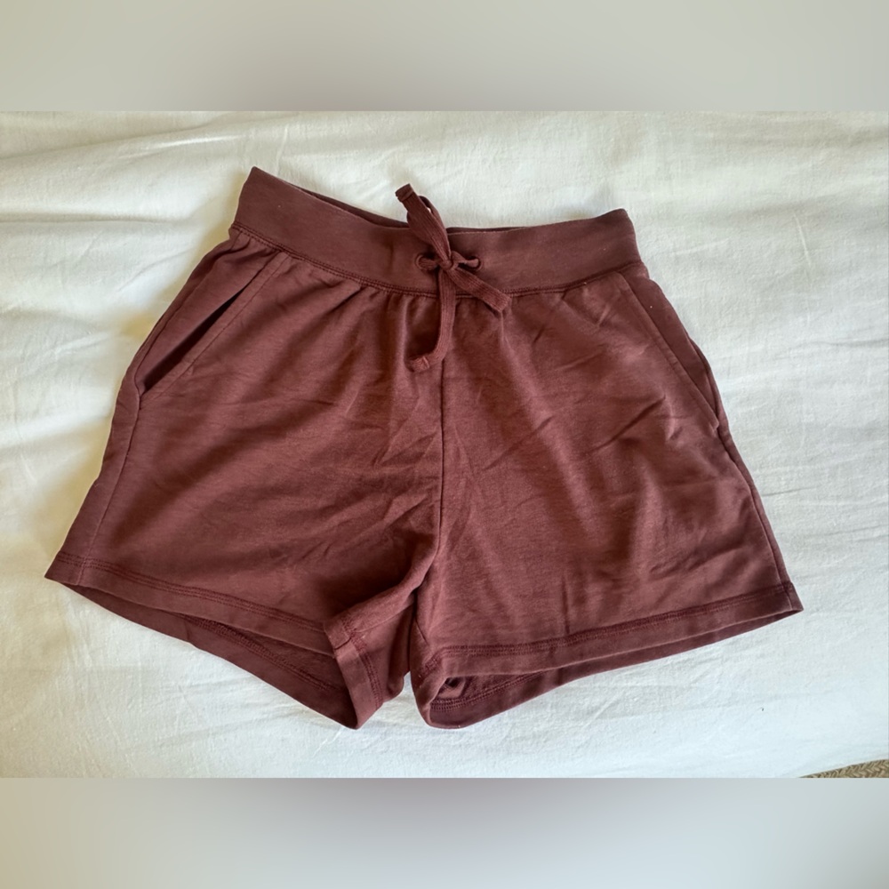 Old Navy Rust Brown Cotton High Waisted Athletic/Sweat Shorts - Size XS